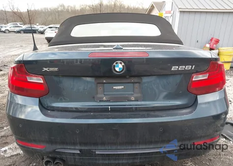 2016 BMW 228I xDrive из США, поврежденный, VIN WBA1L9C52GV324181